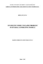 On solving mode collapse problem in several generative models = giảm thiểu mất cân bằng trong một số mô hình sinh dữ liệu