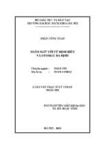 Ngôn ngữ với từ định biên và otmat đa định