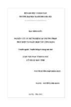 Nghiên cứu và thử nghiệm các phương pháp phát hiện và ngăn chặn tấn công mạng