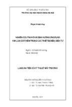 Nghiên cứu thu hồi và định hướng ứng dụng kim loại đất hiếm trong các thiết bị điện, điện tử