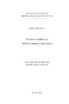 Ổn định nghiệm của phương trình vi phân hàm 273065