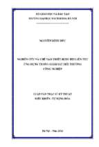 Nghiên cứu và chế tạo thiết bị đo bụi liên tục ứng dụng trong giám sát môi trường công nghiệp
