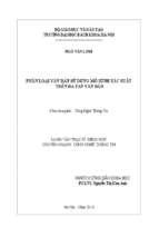 Phân loại văn bản sử dụng mô hình xác suất trên đa tạp văn bản 272981