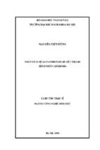 Phân tích hệ glycoprotein huyết thanh bệnh nhân leukemia 253851