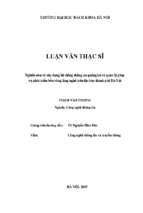 Nghiên cứu và xây dựng hệ thống thông tin quảng bá và quản lý phục vụ phát triển bền vững làng nghề trên địa bàn thành phố hà nội (2)