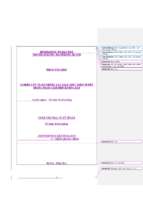 Nghiên cứu và mô phỏng các giao thức định tuyến trong mạng cảm biến không dây