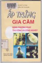 Ấp trứng gia cầm bàng phương pháp thủ công và công nghiệp