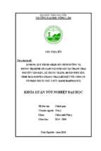 Áp dụng quy trình chăm sóc, nuôi dưỡng và phòng trị bệnh cho lợn nái sinh sản tại trang trại nguyễn văn hiệu, xã trung thành, huyện phổ yên, tỉnh thái nguyên (trang trại liên kết