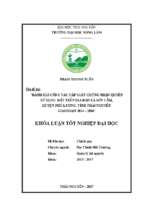 Đánh giá công tác cấp giấy chứng nhận quyền sử dụng đất trên địa bàn xã sơn cẩm   huyện phú lương   tỉnh thái nguyên giai đoạn 2014   2016.