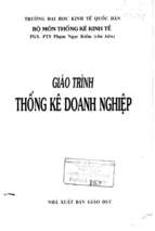 Giáo trình thống kê doanh nghiệp.