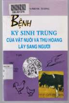 Bệnh ký sinh trùng của vật nuôi và thú hoang lây sang người tập 1