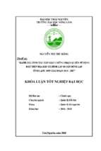 Đánh giá công tác cấp giấy chứng nhận quyền sử dụng đất trên địa bàn xã đình lập, huyện đình lập, tỉnh lạng sơn.