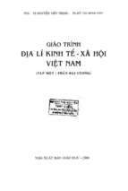 Giáo trình địa lý kinh tế   xã hội việt nam