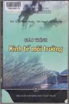 Giáo trình kinh tế môi trường