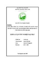 Thực hiện công tác cấp mới, cấp đổi giấy chứng nhận quyền sử dụng đất trên địa bàn xã hoàng nông, huyện đại từ, tỉnh thái nguyên năm 2018.