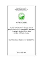 Nghiên cứu khả năng cố định một số kim loại nặng của than sinh học (biochar) và tro bay để xử lý đất ô nhiễm do khai thác khoáng sản