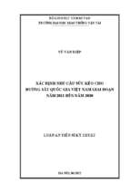 Luận án xác định nhu cầu sức kéo cho đường sắt quốc gia việt nam giai đoạn năm 2021 đến năm 2030.