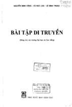 Bài tập di truyền