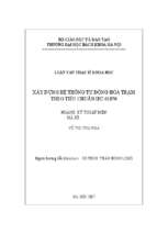 Xây dựng hệ thống tự động hoá trạm theo tiêu chuẩn iec 61850