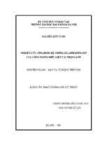 Ứng dụng phần mềm fluent để nâng cao khả năng tính toán thiết kế phần buồng dẫn tua bin tâm trục_1