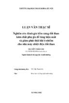 Nghiên cứu đánh giá tiềm năng đốt than kèm chất phụ gia để tăng hiệu suất và giảm phát thải khí ô nhiễm cho nhà máy nhiệt điện đốt than