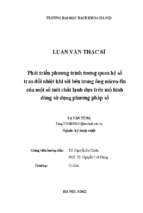 Phát triển phương trình tương quan hệ số trao đổi nhiệt khi sôi bên trong ống micro fin của một số môi chất lạnh dựa trên mô hình dòng sử dụng phương pháp số
