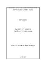 Luận văn thạc sĩ, đề tài 'tạo động lực lao động tại công ty cổ phần coma18'   bùi văn bình   2018