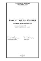 Báo cáo thực tập tổng hợp đơn vị thực tập sở công thương tỉnh bắc ninh