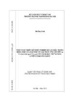 Tính toán thiết kế thực nghiệm đo các đặc trưng động học của hạt nhẹ từ các phản ứng chuyển 1n và 2n loại (p,d) và (p,t) với chùm hạt tới 24si năng lượng 42 mevnucleon 272913