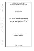 Xây dựng phương pháp tính quãng đường phanh ô tô 273485