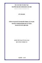 Tối ưu phân bổ tài nguyên trong các mạng truyền thông không dây sử dụng phân tích dữ liệu lớn 319614