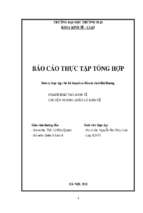 Báo cáo thực tập tổng hợp đơn vị thực tập sở kế hoạch và đầu tư tỉnh hải dương