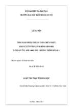 Tính toán phân tích an toàn thủy nhiệt cho sự cố vỡ ống tube bình sinh hơi lò phản ứng apr 1400 bằng phương trình relap 5