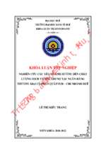 Nghiên cứu các yếu tố ảnh hưởng đến chất lượng dịch vụ thẻ ghi nợ tại ngân hàng tmcp quân đội việt nam – chi nhánh huế