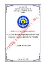 Nâng cao mức độ nhận diện thương hiệu codegym trên địa bàn thành phố huế