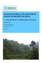 Ecosystem health assessment based on remote sensing a case study of ca river basin, vietnam