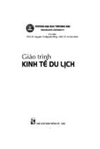 Giáo trình kinh tế du lịch