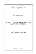 Đường tròn archimedean liên quan đến arbelos