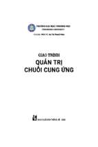 Giáo trình quản trị chuỗ cung ứng