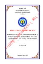 Các yếu tố ảnh hưởng đến hành vi sử dụng dịch vụ in ấn thiết kế tại cửa hàng in ấn thiết kế long hoàng – chi nhánh huế