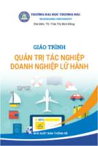 Giáo trình quản trị tác nghiệp doanh nghiệp lữ hành