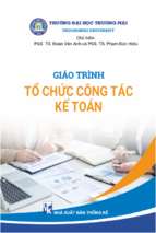 Giáo trình tổ chức công tác kế toán