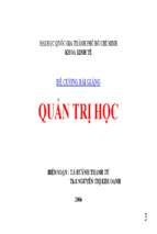 Quản trị học