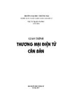 Giáo trình thương mại điện tử căn bản