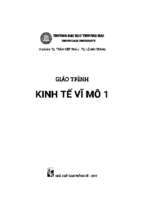 Giáo trình kinh tế vi mô 1