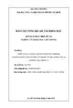 Chiết tách và phân lập hợp chất polyphenol ( annonaceous acetogenin) có trong vỏ mãng cầu ta ( annona squamosa l.)