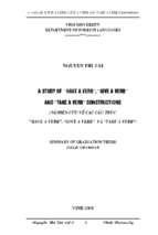 A study of   have a verb ,  give a verb  and   take a verb' constructions = nghiên cứu  về các cấu trúc   have a verb  ,  give a verb  và   take a verb  