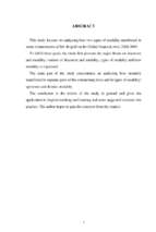 An analysis of modality in some commentaries on global financial crisis 2008   2009=phân tích tính tình thái trong  một số bài bình luận về khủng hoảng tài chính toàn cầu giai đoạn 2008   2009 