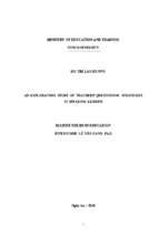 An exploratory study of teachers’ questioning strategies in speaking lessons