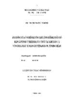 Ảnh hưởng của ô nhiễm không khí lên nhiễm khuẩn hô hấp cấp tính ở trẻ em dưới 5 tuổi tại khu dân cư vùng nhà máy xi măng huyện anh sơn, tỉnh nghệ an   